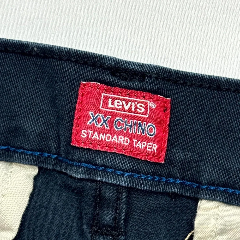 Levi's XX Chino Standard Taper Pants Mens Size 30x30‎ Blue Cotton Blend Stretch